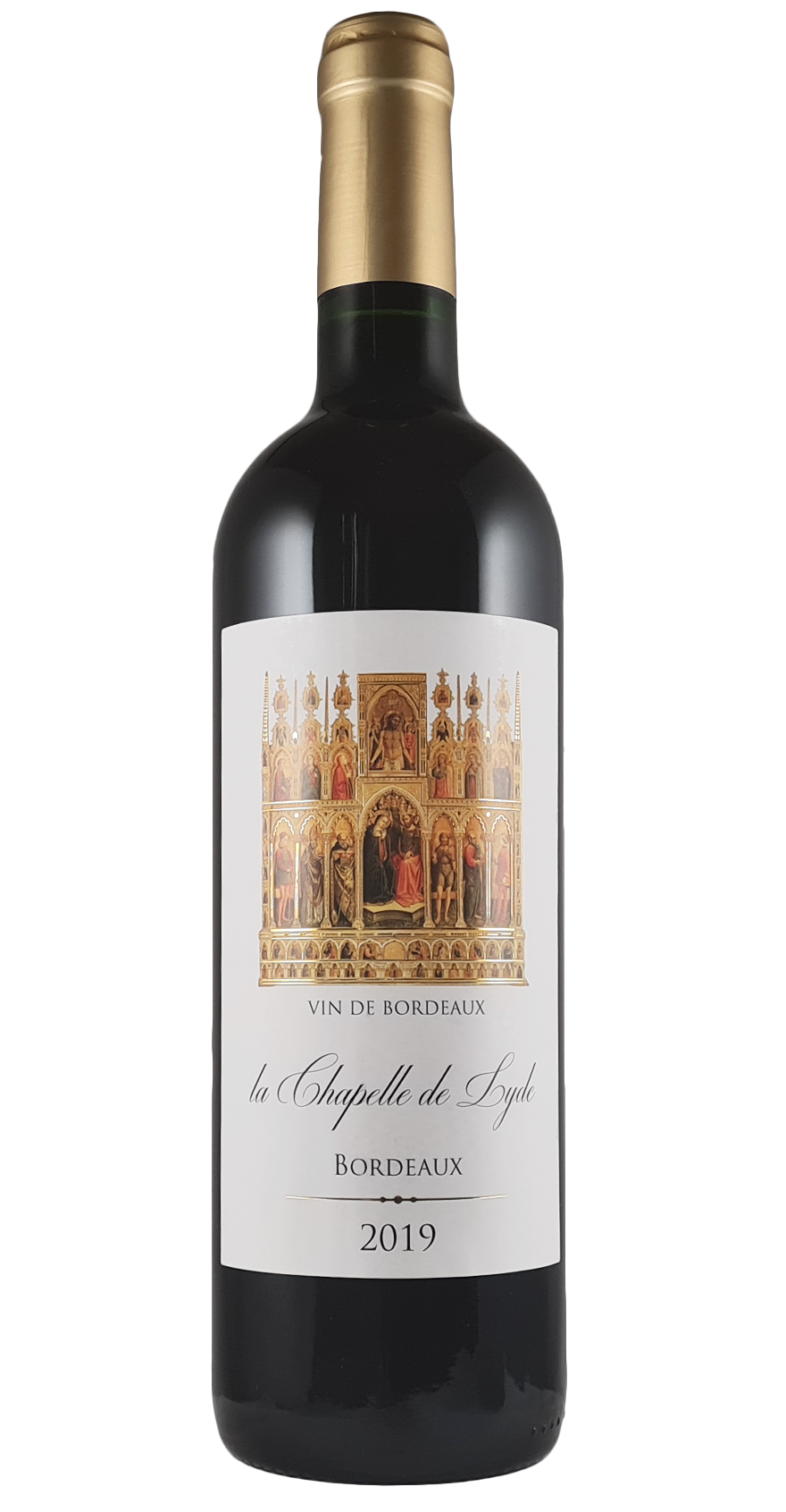 BORDEAUX AOP 2019 LA CHAPELLE DE LYDE - VIN ELEVE EN FÛTS DE CHÊNE