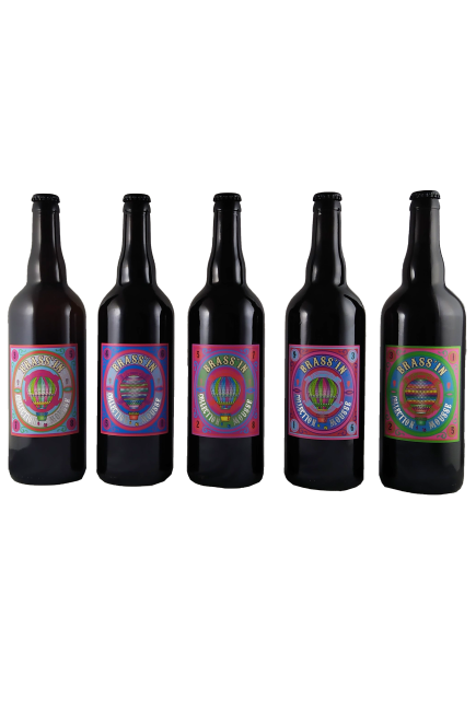 BIERE ARTISANALE BRUNE BRASS'IN COLLECTION MOUSSE  5° - 75CL