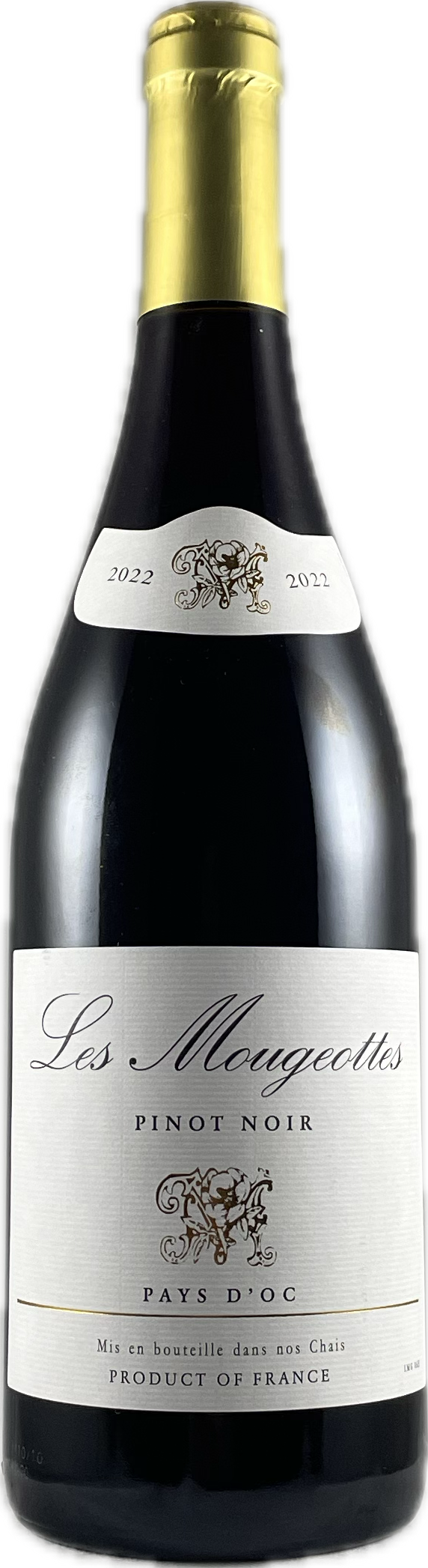 IGP PAYS D'OC 2022 ROUGE LES MOUGEOTTES PINOT NOIR