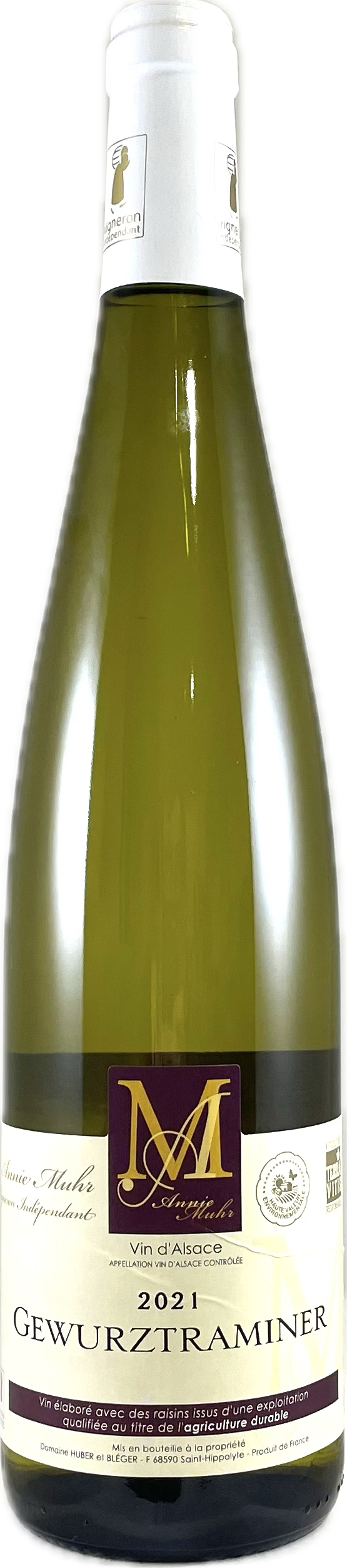 ALSACE AOC BLANC 2021 GEWURZTRAMINER ANNIE MUHR
