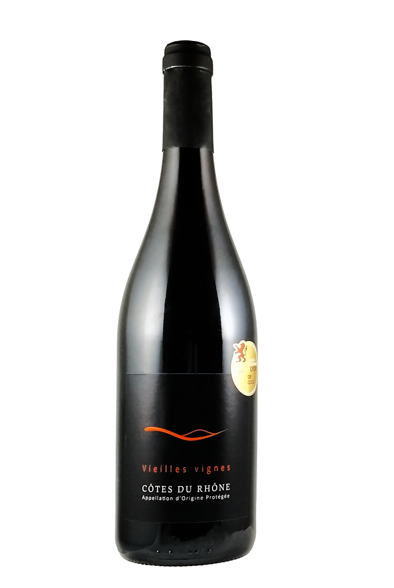 COTES DU RHONE AOP ROUGE 2020 VIEILLES VIGNES - MEDAILLE D'OR