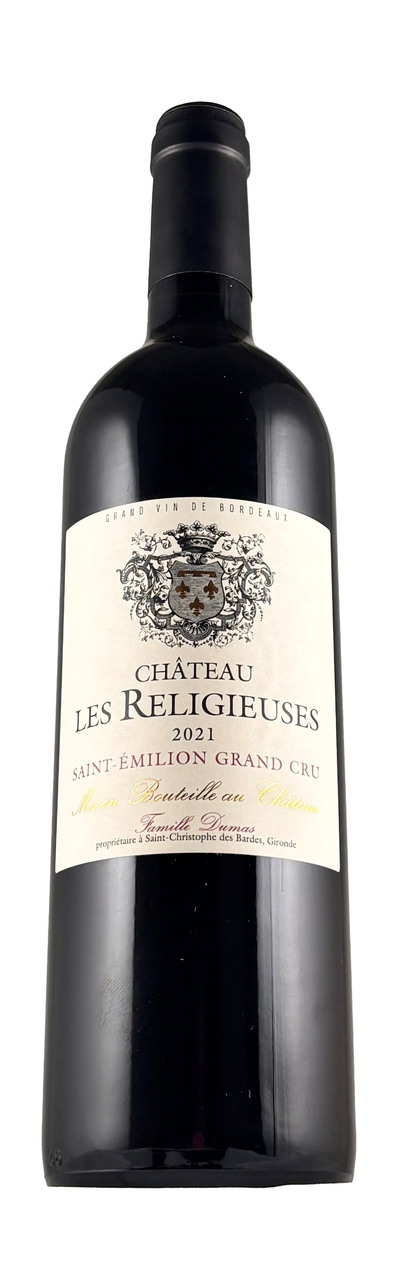 SAINT-EMILION GRAND CRU AOP 2021 CHATEAU LES RELIGIEUSES - HVE