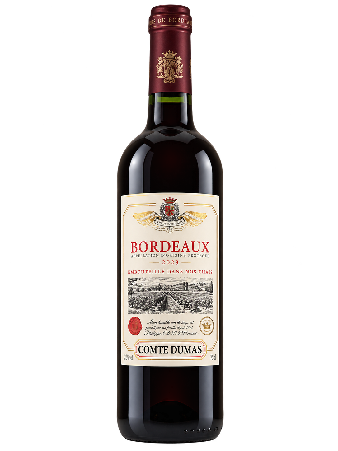 BORDEAUX AOP 2023 COMTE DUMAS
