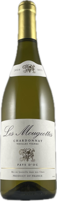 vin blanc chardonnay bouteille les mougeottes