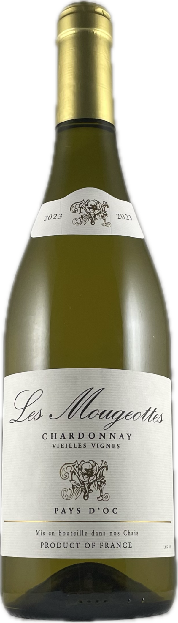 vin blanc chardonnay bouteille les mougeottes