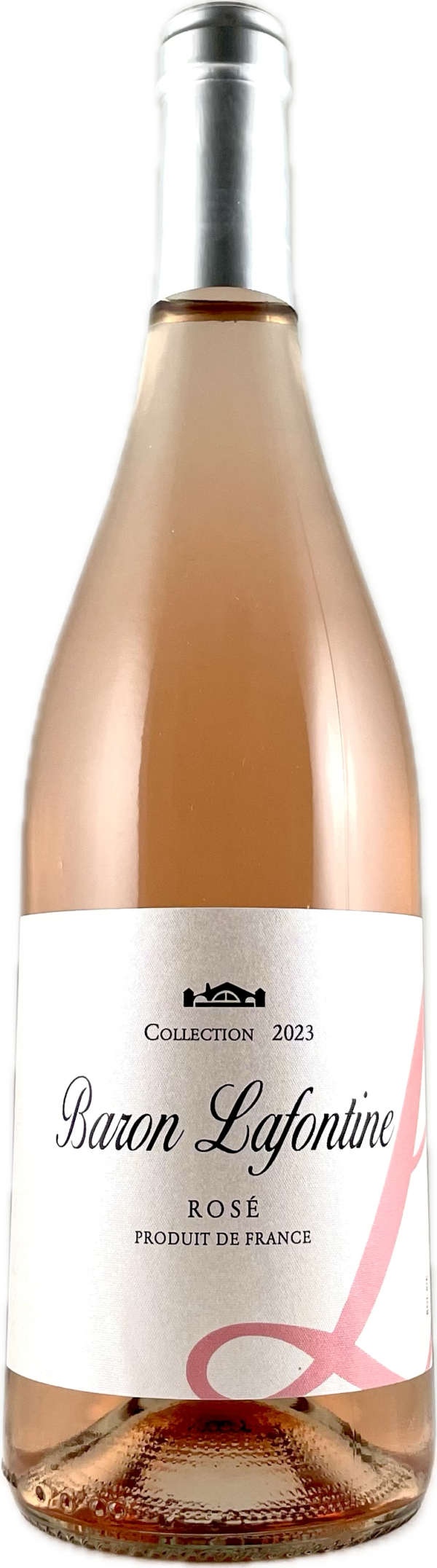 Bouteille rosé vin de France Baron Lafontine 2023